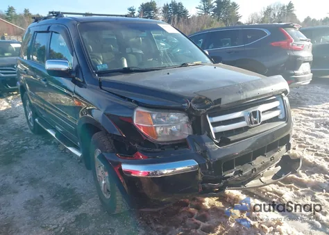 2007 Honda Pilot Ex-L from USA, damaged, VIN 2HKYF18517H538792